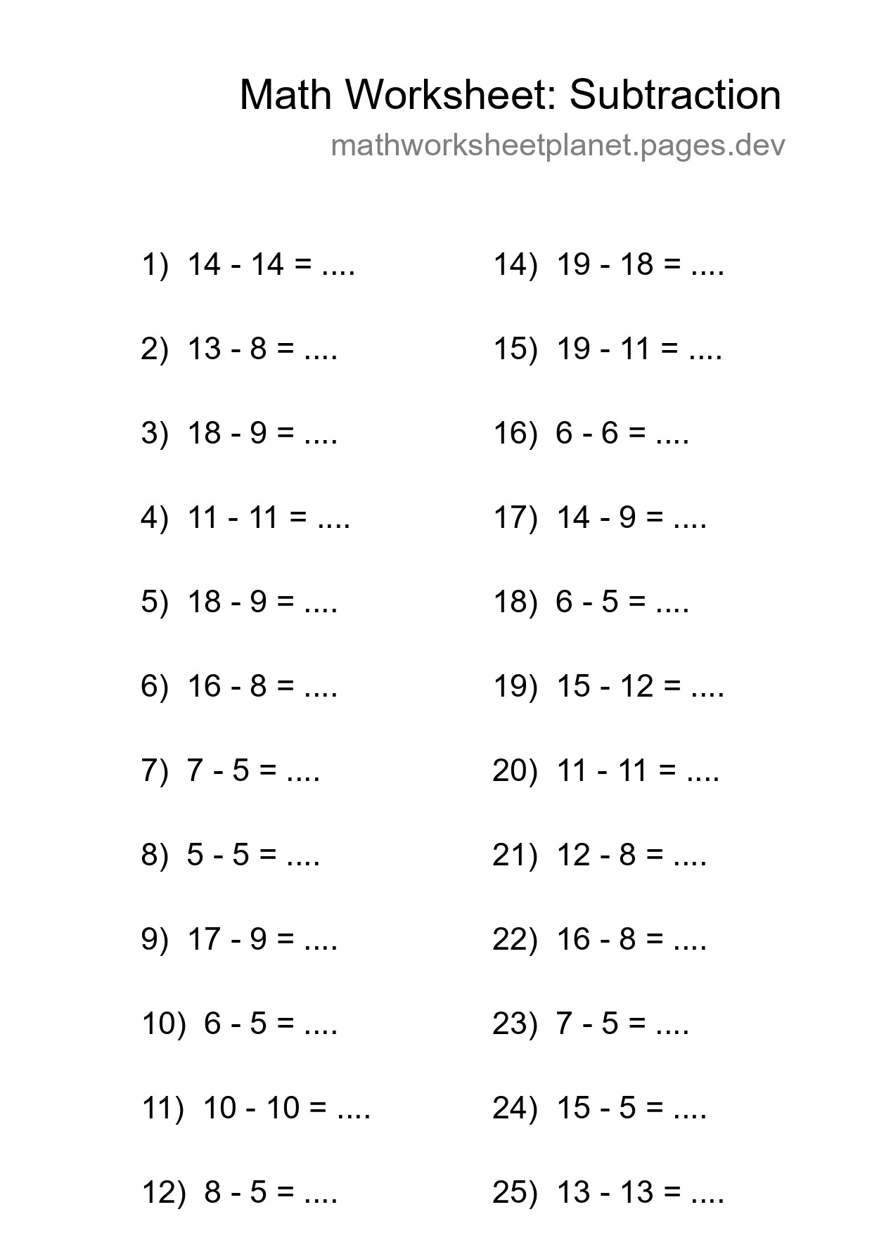 Free 26 Subtraction Math Worksheet For Grade 2 With Answers - Part 8